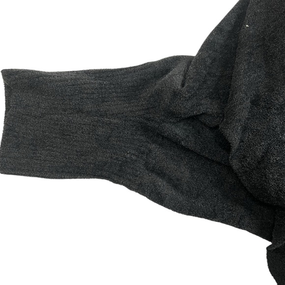 Barefoot Dreams Cozy Chic Ultra Lite Cardigan Black Relaxed Quiet Luxury Layer - Picture 8 of 10